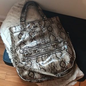 Snakeskin crossbody bag